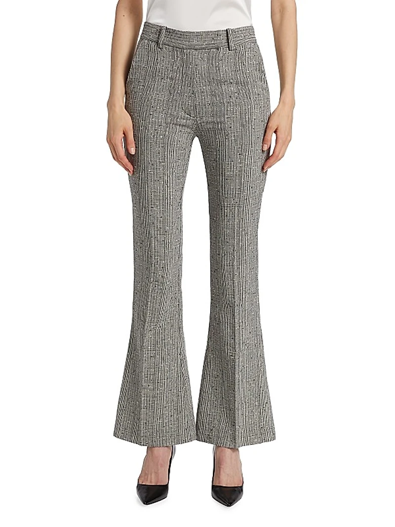 Presley Plaid Bootcut Pants