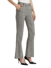 Presley Plaid Bootcut Pants