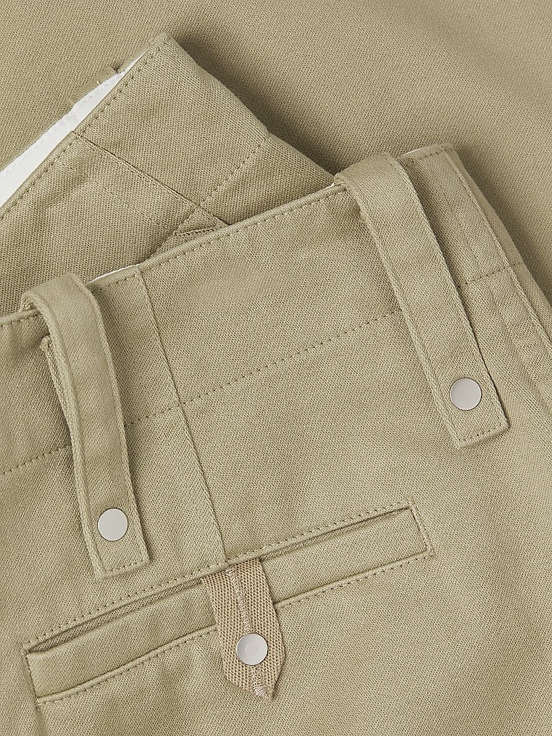 Cotton Wide-Leg Pants