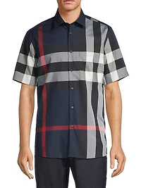 Summerton Check Button-Front Shirt