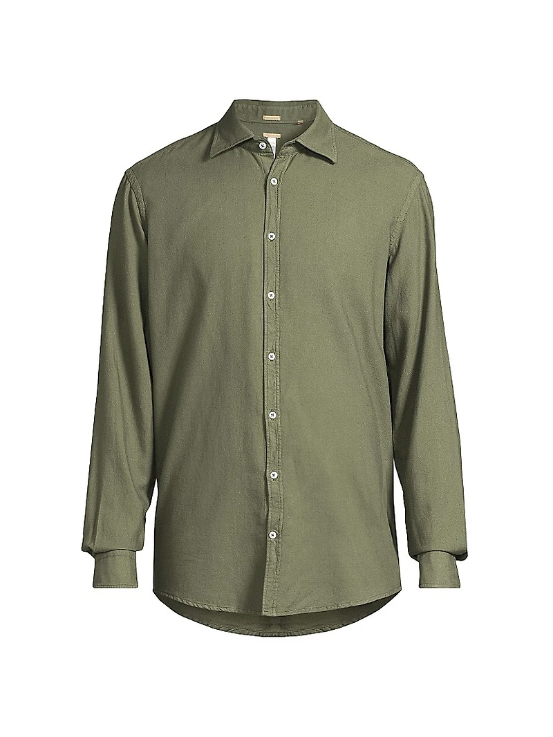 Genova Solid Woven Shirt