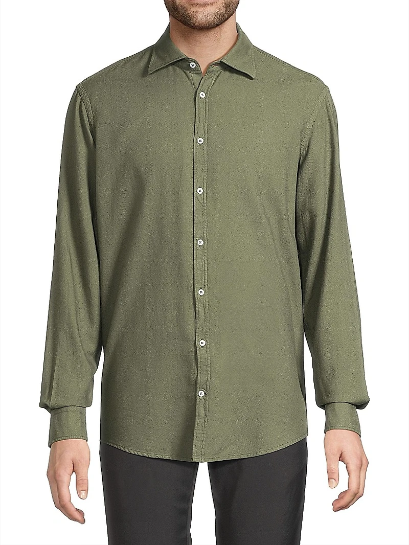 Genova Solid Woven Shirt