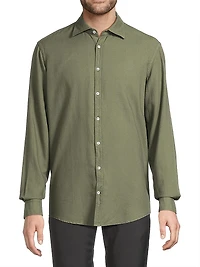 Genova Solid Woven Shirt