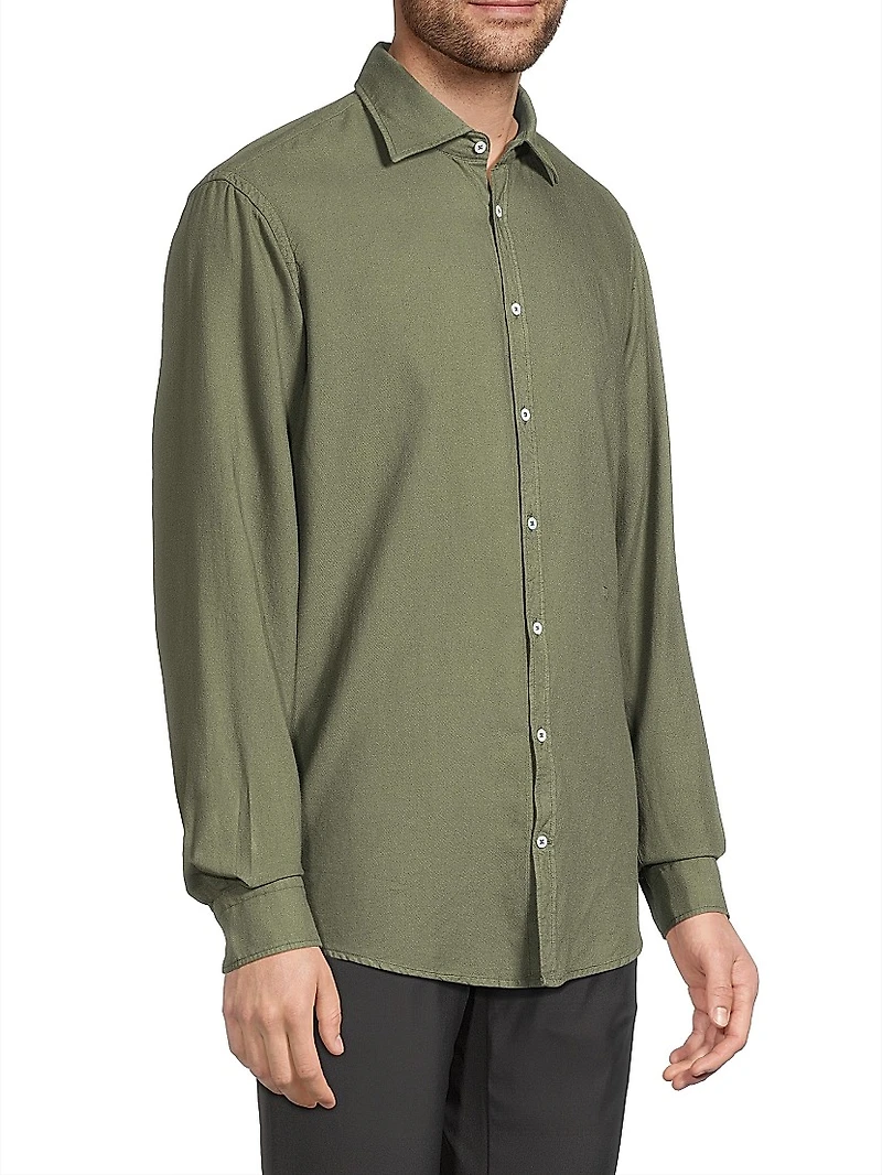 Genova Solid Woven Shirt