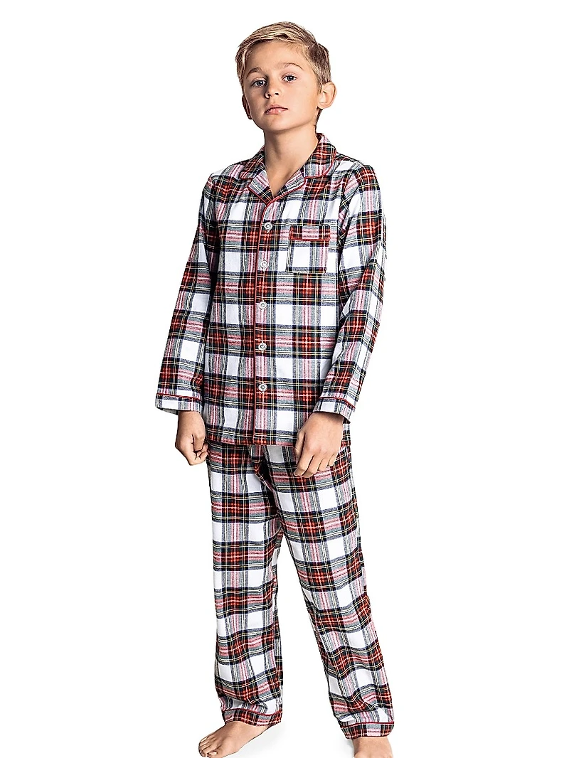Baby's, Little Kid's & Balmoral Tartan Pajamas