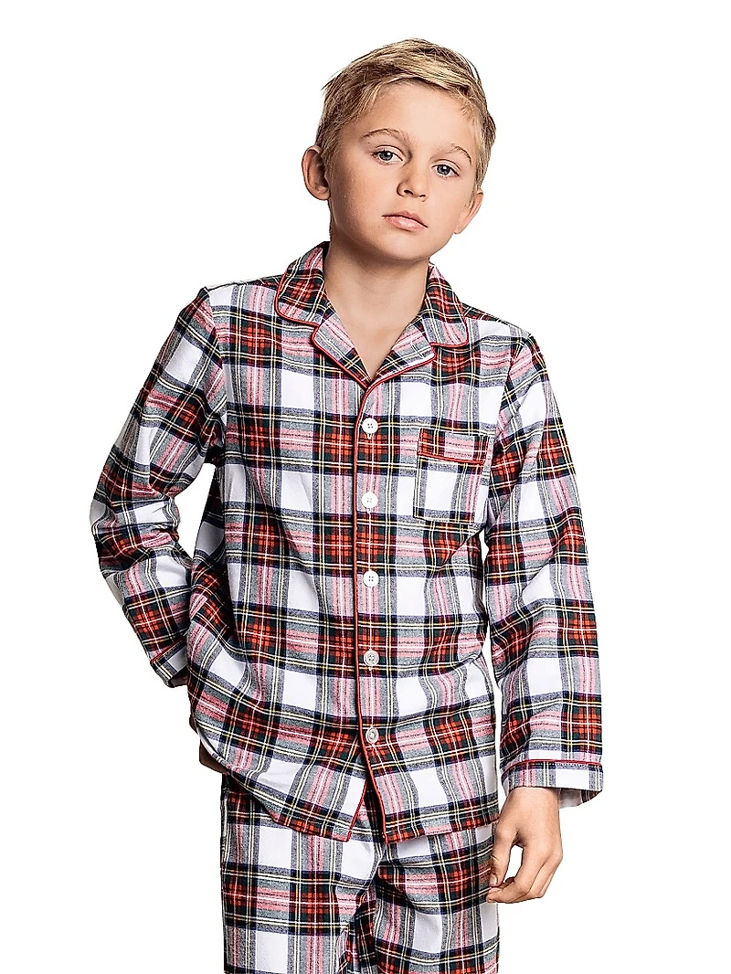 Baby's, Little Kid's & Balmoral Tartan Pajamas