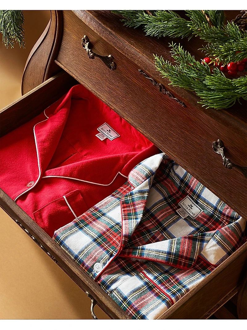 Baby's, Little Kid's & Balmoral Tartan Pajamas