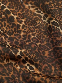 Isa Leopard Silk Bodysuit