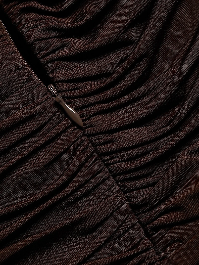 Louis Off-The-Shoulder Ruched Bodysuit