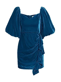 Adrian Velvet Minidress