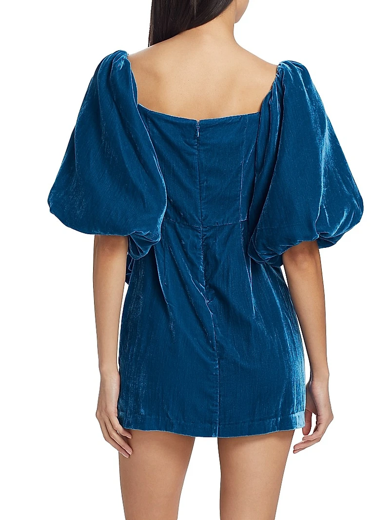 Adrian Velvet Minidress