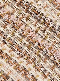 Reese V-Neck Tweed Minidress