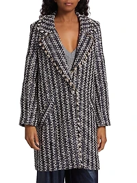 Valeria Metallic Tweed Jacket