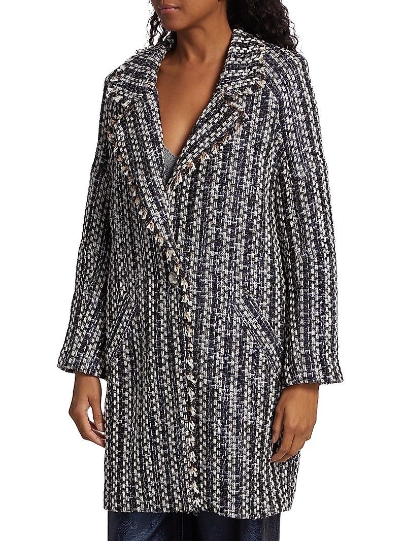 Valeria Metallic Tweed Jacket