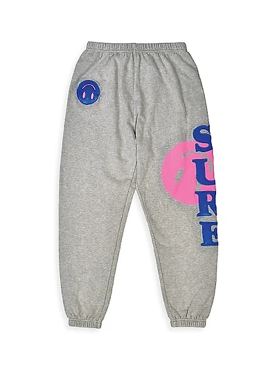 Little Girl's, Girl's & Adult's Smiley Sure Sweatpants