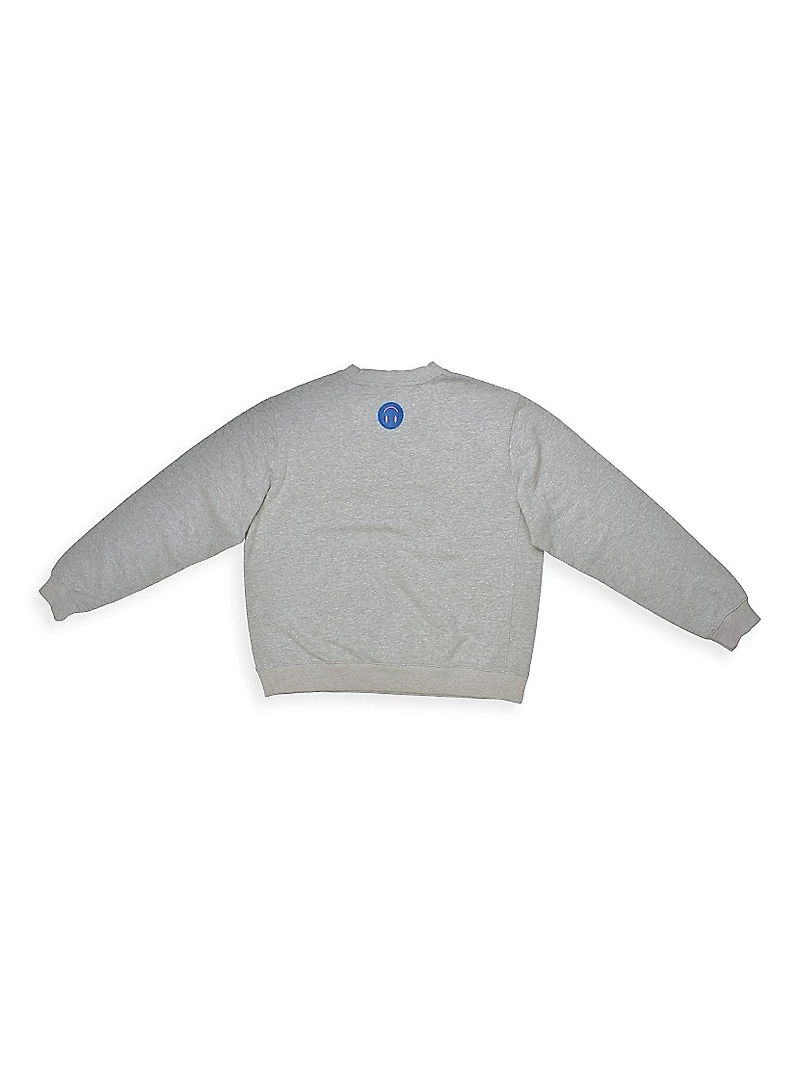 Little Girl's, Girl's & Adult's Smiley Sure Crewneck Sweatshirt