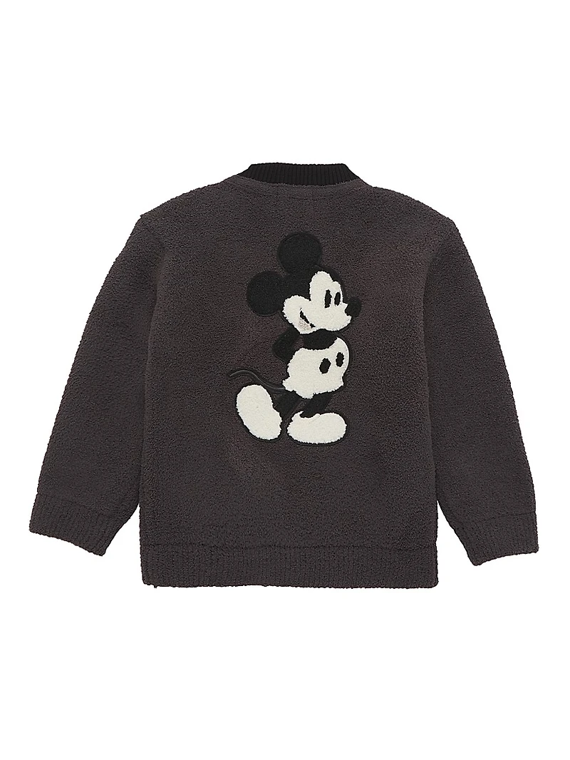 Little Kid's CozyChic Disney Mickey Mouse Bomber Jacket