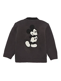 Little Kid's CozyChic Disney Mickey Mouse Bomber Jacket