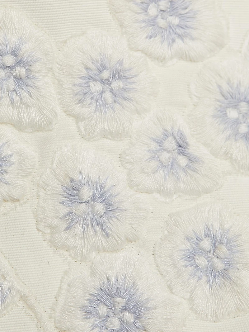 Audra Embroidered Midi dress