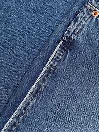 Sabina Cut-Out-Hem Jeans