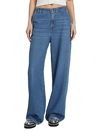 Flip Baggy Denim Trousers