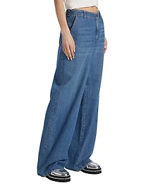 Flip Baggy Denim Trousers