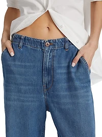 Flip Baggy Denim Trousers