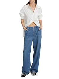 Flip Baggy Denim Trousers
