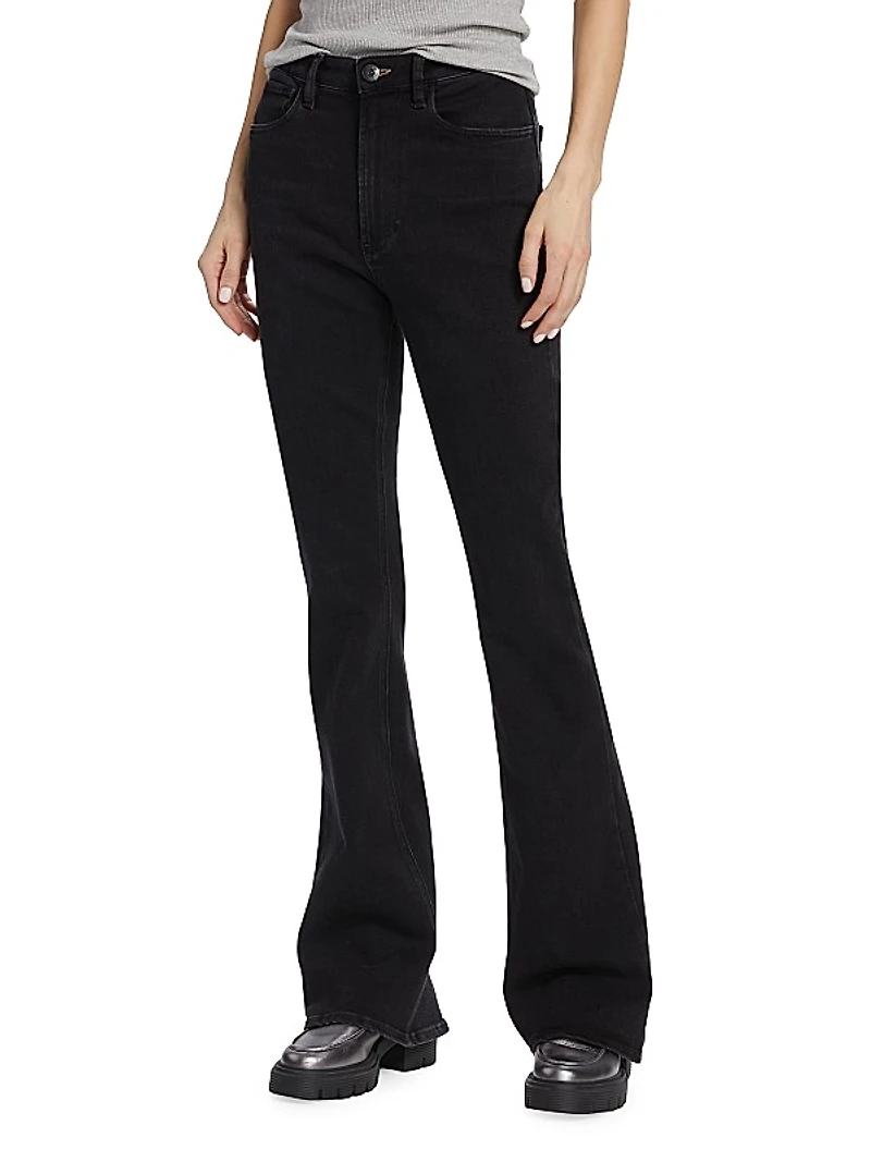 Maya Heels High-Rise Stretch Bootcut Jeans