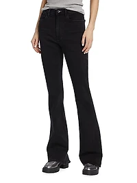 Maya Heels High-Rise Stretch Bootcut Jeans