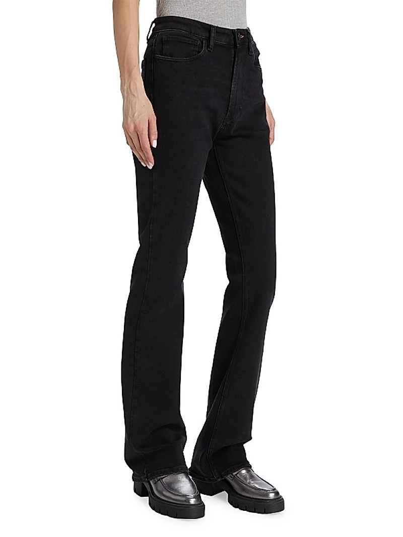 Maya Heels High-Rise Stretch Bootcut Jeans