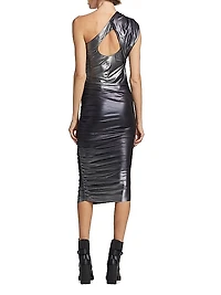 Amira Gradient Jersey Midi-Dress