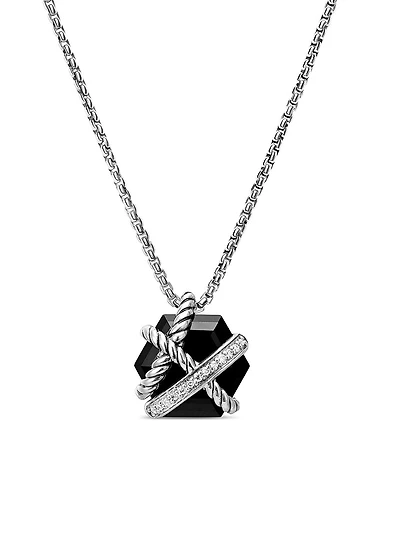 Cable Wrap Necklace Sterling Silver