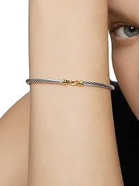 Buckle Classic Cable Bracelet in Sterling Silver