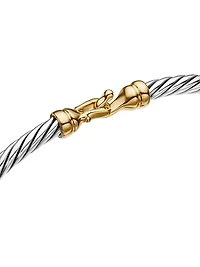 Buckle Classic Cable Bracelet in Sterling Silver