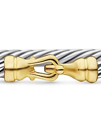 Buckle Classic Cable Bracelet in Sterling Silver