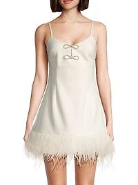 Mariany Feathered Minidress