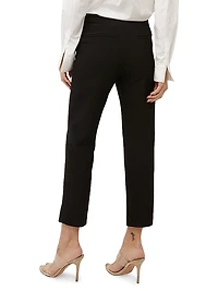 Renzo Straight-Leg Ankle-Crop Pants
