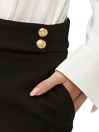 Renzo Straight-Leg Ankle-Crop Pants