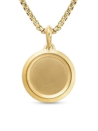 St. Christopher Amulet in 18K Yellow Gold, 34.5mm