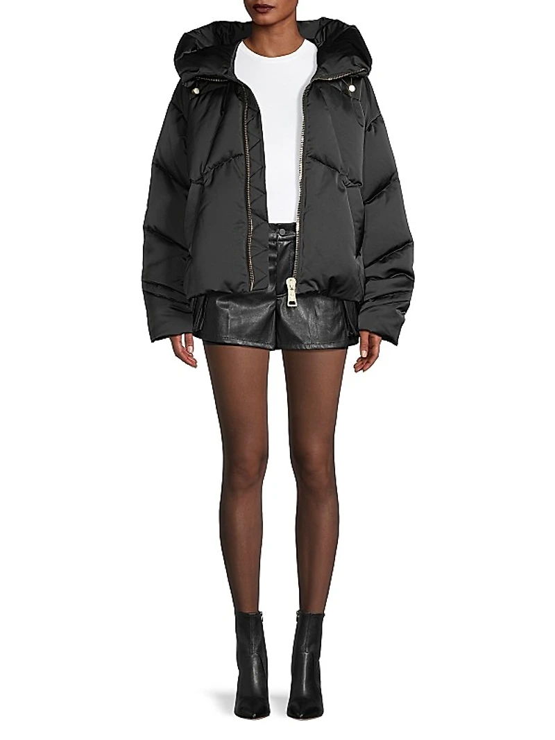 Matignon Oversized Satin Down Jacket