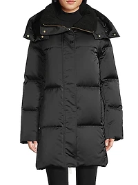 Noelle Faux-Shearling Puffer Jacket