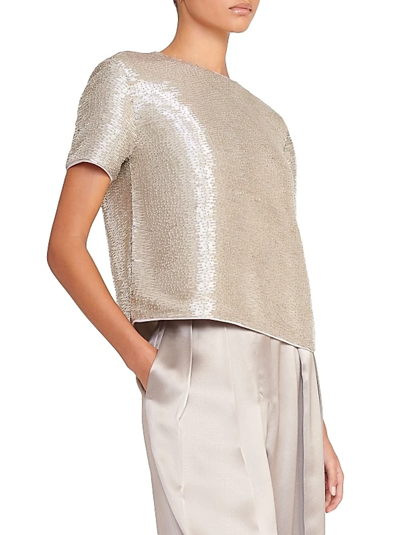 Ingrid Beaded T-Shirt