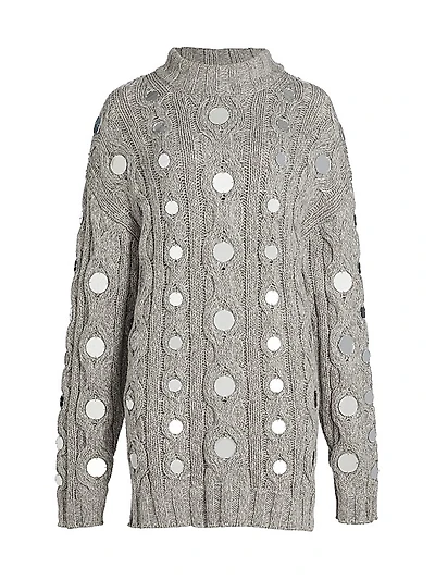 Beehive Cotton Cable-Knit Sweater
