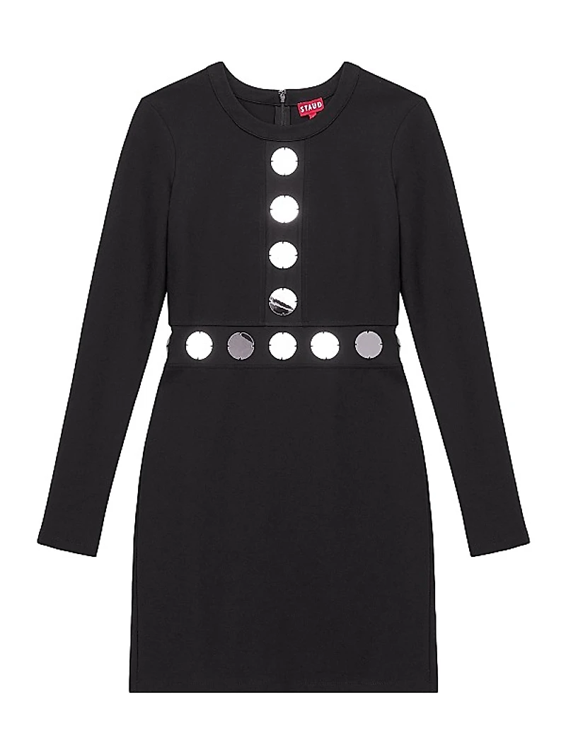 Asher Paillette Sheath Dress