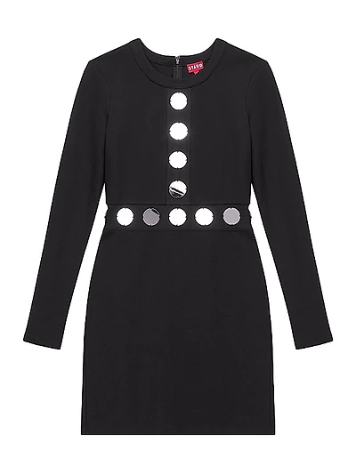 Asher Paillette Sheath Dress