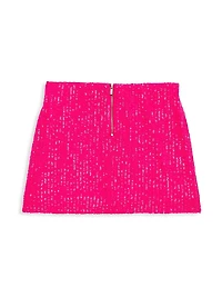 Girl's Taylor Sequin Mini Skirt