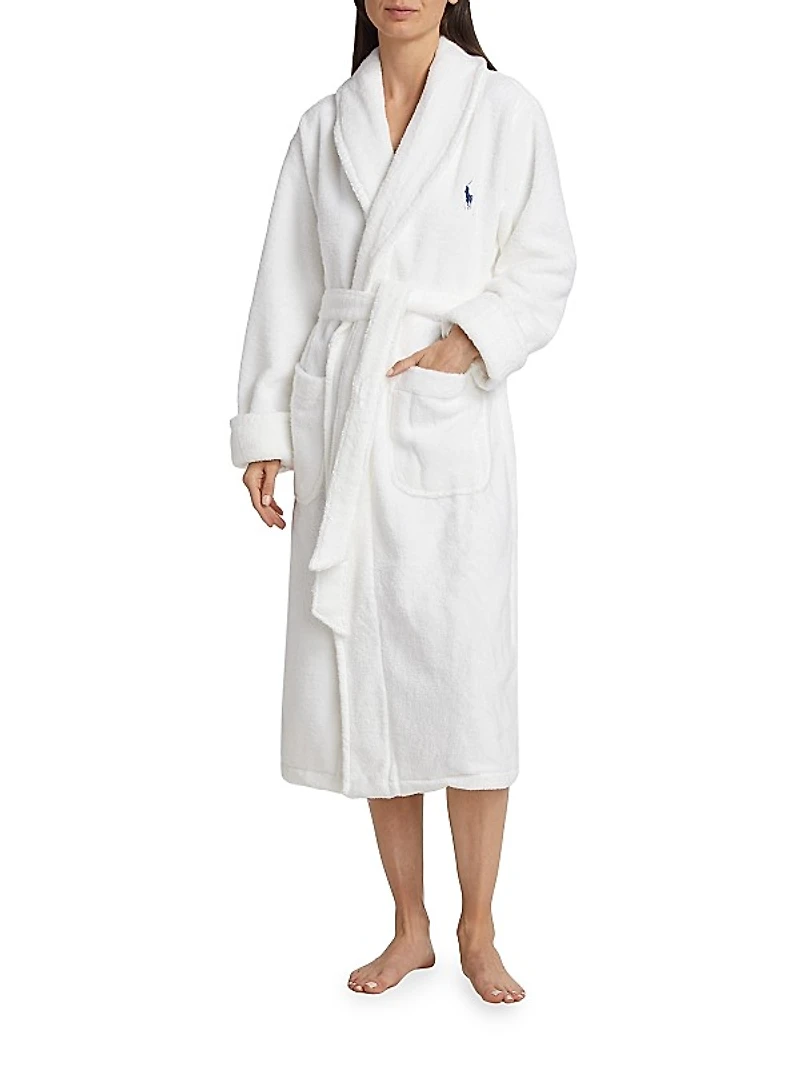Beret Bear Cotton Bath Robe