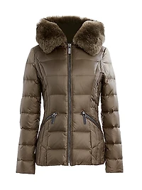 Nikki Hooded Down Puffer Jacket