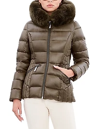 Nikki Hooded Down Puffer Jacket